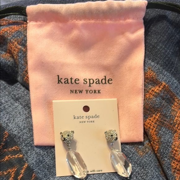 kate spade Jewelry - Kate Spade Bear Earrings-NWT